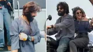 Kartik Aaryan’s Biker Look Goes Viral! Spotted With Sreeleela & Injured Hand on Anurag Basu’s Film Set