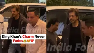 Shah Rukh Khan Surprises Fans with a Dapper Look at Mumbai Airport, Skips His Usual Cover-Up