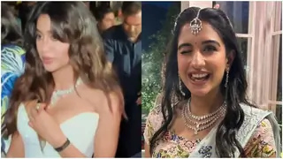 Radhika Merchant Shields BFF Janhvi Kapoor From Fashion Show Chaos; WATCH