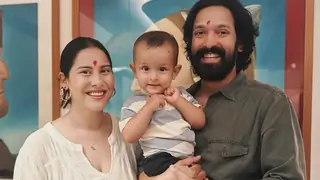 Vikrant Massey's Birthday Wish From Wife Sheetal Includes A Kiss from Son Vardaan And A Special Cake; See PICS