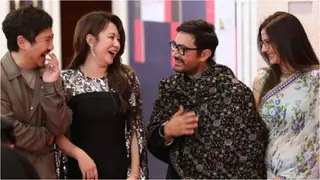 Aamir Khan, Gauri Spratt attend an award ceremony in Macau; fans notice change in him