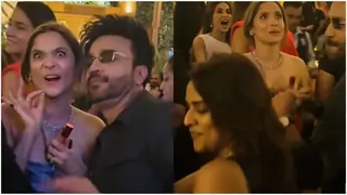  Ankita Lokhande's HILARIOUS Reactions to Vicky Jain and Nia Sharma's '3 Peg' Dance Is UNMISSABLE 