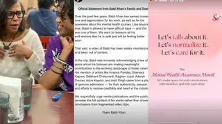 Babil Khan's mother Sutapa Sikdar issues official statement after viral clip; confirms son is safe 