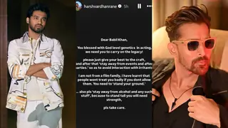 Harshvardhan Rane tells Babil Khan to stand his ground in competitive Bollywood; urges him to avoid 'stuff'