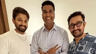 Allu Arjun and Aamir Khan all set for a collab? Viral picture fuels rumours  Thumbnail