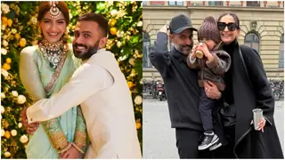 Sonam Kapoor nearly UNVEILS her son Vayu’s face in a heartfelt anniversary wish for hubby; SEE PIC