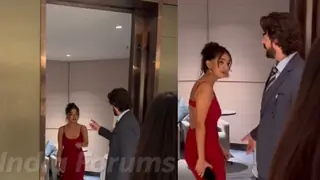 Tense moment between Neil Nitin Mukesh and Anushka Sen at an event sparks social media buzz