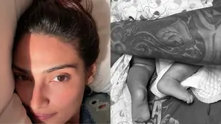 Athiya Shetty’s new post highlights her soft mother glow and a peek at baby Evaarah