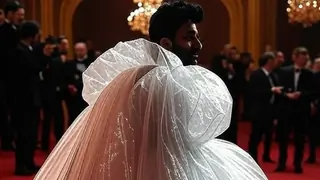 Cannes 2025: Vir Das mocks dress code by flaunting large, long, nude gown but there’s a catch