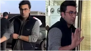 Ranbir Kapoor's casual airport look wins hearts, greets paparazzi with a smile; Watch