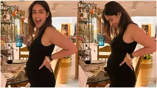 Ileana D'Cruz flaunts baby bump in a black and white pic as she prepares for baby number two