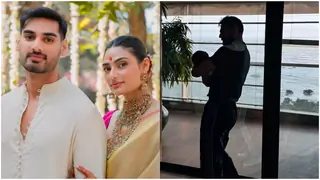Athiya Shetty’s brother Ahan cradles niece Evaarah as he performs 'mamu duties'; See cute pic
