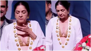 Neena Gupta gets trolled for wearing 'Biscuit Bra' at her 66th birthday celebration with Metro In Dino team