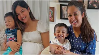 Ishita Dutta flaunts her baby bump as she shares series of pics from her 'May photodump'; See