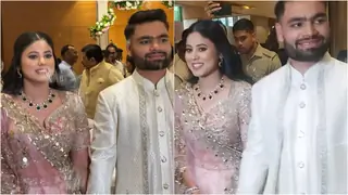 Rinku Singh, Priya Saroj get engaged; Jaya Bachchan, Akhilesh Yadav, Rajeev Shukla and others attend the event