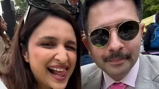 Parineeti Chopra and Raghav Chadha spotted enjoying at French open final; Could date night get any better?