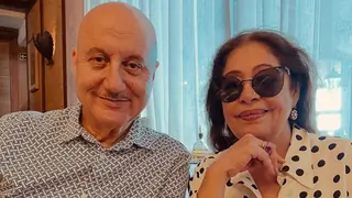 Anupam Kher shares nostalgic pics on wifey Kirron Kher’s birthday; calls her beautiful and not-so-patient