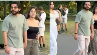 Janhvi Kapoor strolls hand-in-hand with Shikhar Pahariya in London, Khushi Kapoor tags along silently