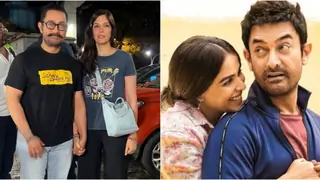 Aamir Khan, Gauri Spratt step out like teens in love; actor's heart shaped candy steals the show 