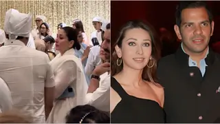 Sunjay Kapur Prayer Meet: Karisma Kapur seen besides Priya Sachdev, Rani Kapur; Kareena looks distraught
