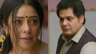 Anupamaa: Tarun grabs Anupama's hand, but she glares at him fiercely, making him back off in frustration