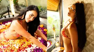 Lauren Gottlieb's bikini glam and petal bath Is the honeymoon moodboard we needed- PICS