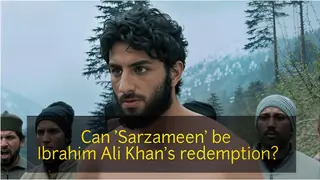 Can 'Sarzameen' be Ibrahim Ali Khan's answer to all the critics? Teaser out
