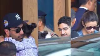 Ranbir, Alia, & baby Raha return from London; Ayan Mukerji's airport pickup gesture sparks netizen reactions