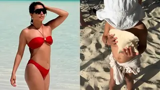 Priyanka Chopra is the queen of oomph while Malti Marie is the cutest little beach bum in new b'day vacay pics
