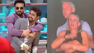 Elvish Yadav recreates viral Coldplay 'cheating hug' moment with Samarth Jurel