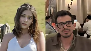 Yuzvendra Chahal tightly hugs rumored GF RJ Mahvash during his birthday celebration in London; Watch 