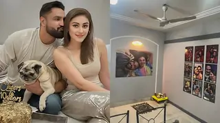 Parag Tyagi covers walls of his house with Shefali Jariwala's pictures: 'May not be able to hold..' Thumbnail