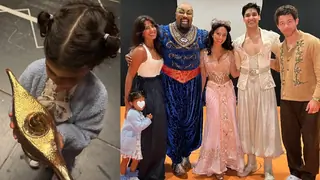 Inside Priyanka, Nick & Malti’s adorable Aladdin outing: Magic lamp, genie & family goals 