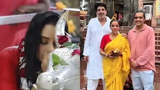 Rupali Ganguly visits Ujjain's Mahakaal temple during holy month of Shraavan, shares unseen pictures