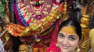 Indira Krishna visits Vindhyachal Temple, reflects on spirituality and empowerment