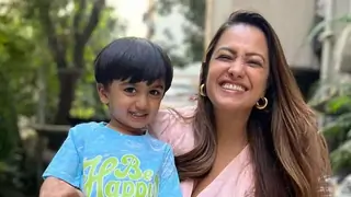 Anita Hassanandani reveals training son Aarav to sleep with her mother: 'Preparing him to manage without me'