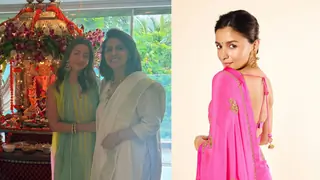 Alia Bhatt's Ganpati dump is filled with modaks & ethnic glam but where's Ranbir & Raha?
