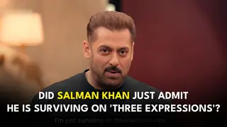 Salman Khan's brutally honest confession: "I am surviving on three expressions"