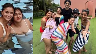 Inside Alia Bhatt’s Alibaugh bash: Poolside glam in a white Monokini and colourful kaftan