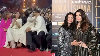 Abhishek Bachchan hugs Jaya, dedicates Best Actor award to Aishwarya Rai & daughter Aaradhya in their absence