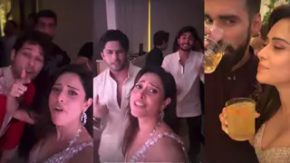 INSIDE Manish Malhotra's Diwali Bash: Salman Khan's song makes Nushrratt, Arhaan, Avinash & others go wild