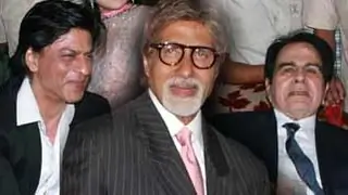Century's click: Dilip Kumar, Big B, SRK in one frame Thumbnail