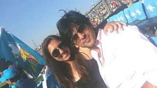 Shashank-Munisha enjoyed watching the IPL!