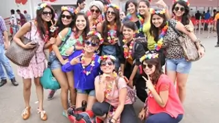 The cast of Channel V shows visit Adlabs Imagica