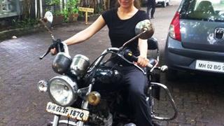 Shraddha Kapoor learns to ride a bike