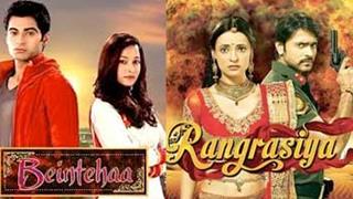 Colors' popular shows Rangrasiya and Beintehaa complete a century!