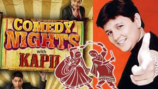 Dandiya Queen Falguni Pathak on the sets of Comedy Nights with Kapil!