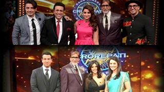 The cast of Kill Dil and Sony TV's Itna Karo Na Mujhe Pyaar on Kaun Banega Crorepati 8!