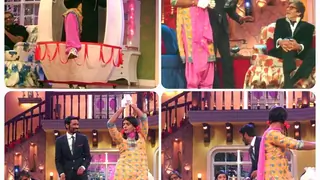 Gutthi Gonsalves introduces the cast of Shamitabh on Comedy Nights with Kapil