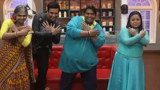 Ganesh Acharya and Laxmi on the set of Comedy Classes Thumbnail